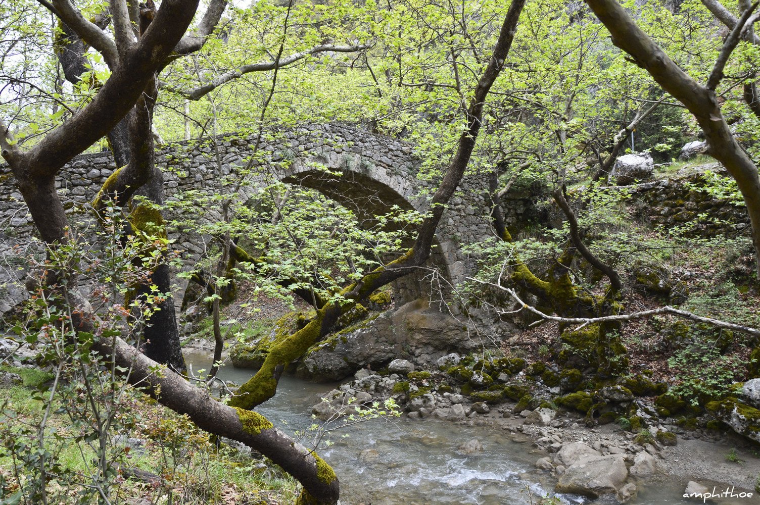 Zarzi stone bridge, Vytina by Amphithoe