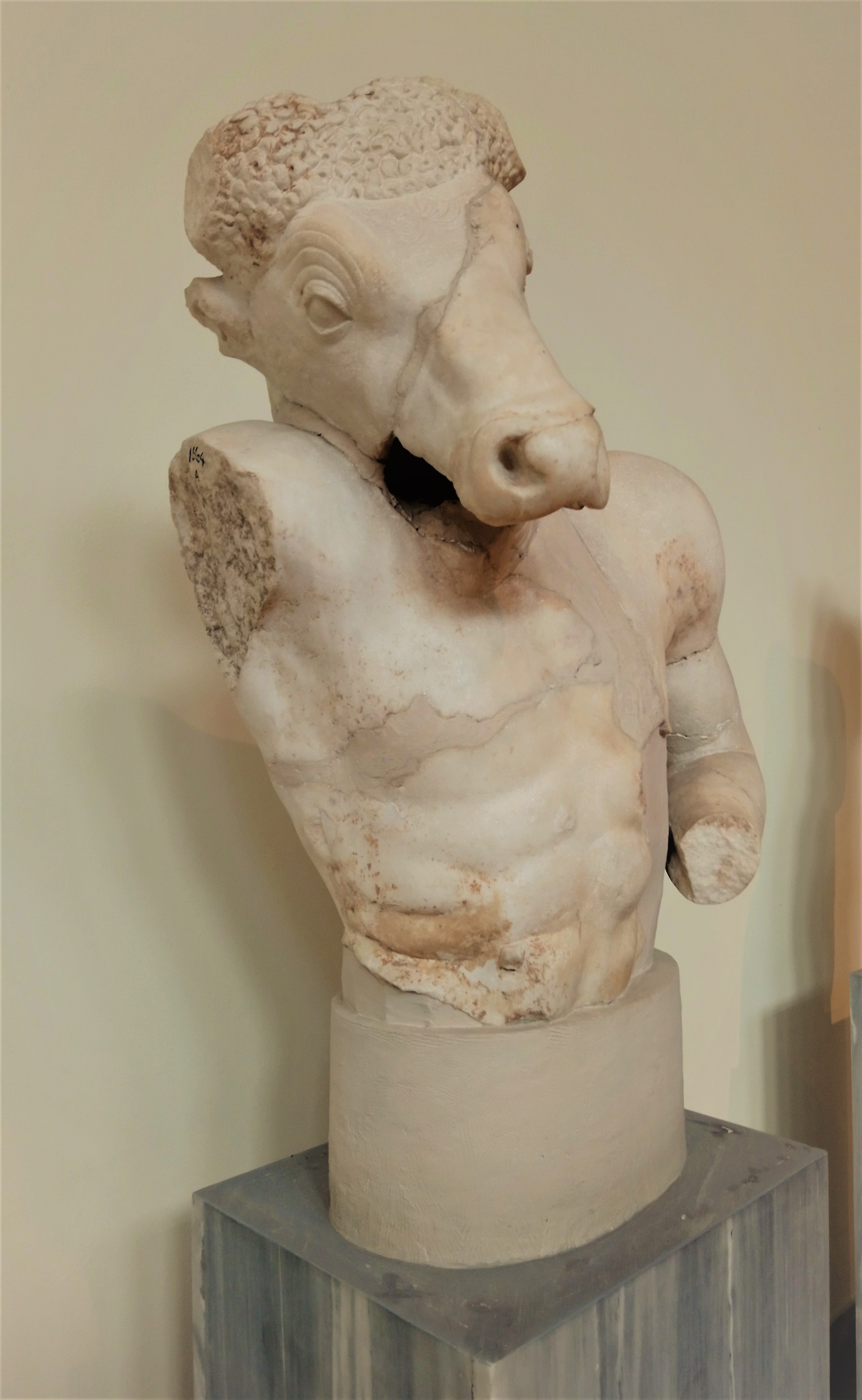 minotaur national museum athens b 4th cent BCE