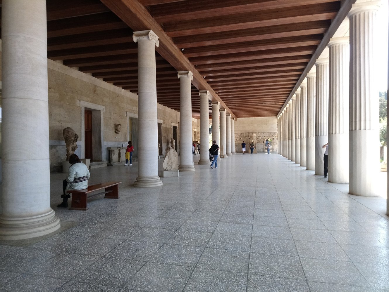 Stoa of Attalos, Athens Ancient Agora, image NK