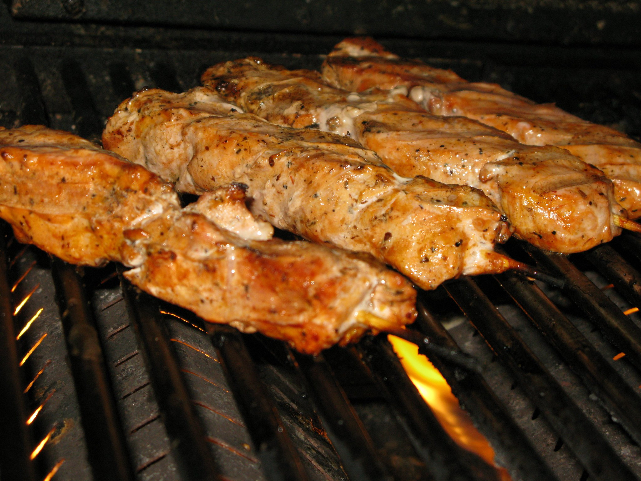 Skewers on the Grill